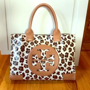 Tory Burch Ella Leopard Tote